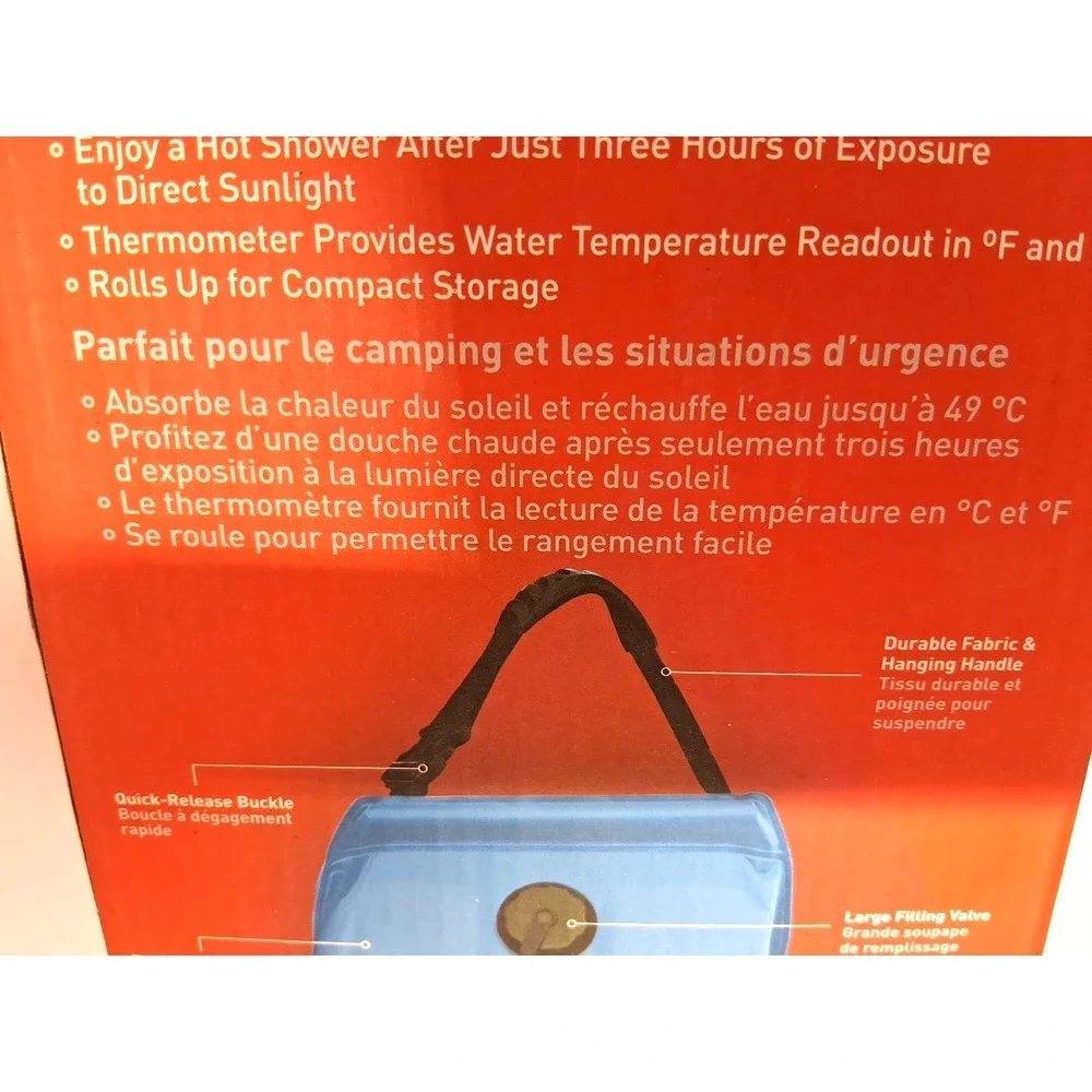 Base Camp  SOL SURVIVE OUTDOORS LONGER -Solar Shower - 20L
